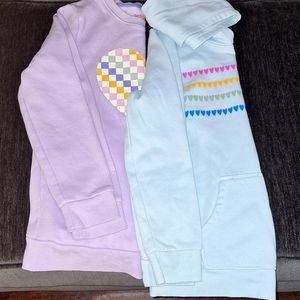 Bundle: 2 sweatshirts (size 10-12)